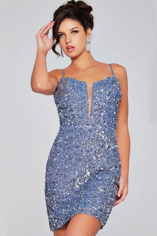 Sequin Fitted Short Dress 39635