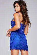 Sequin Embellished Mini Dress 40922