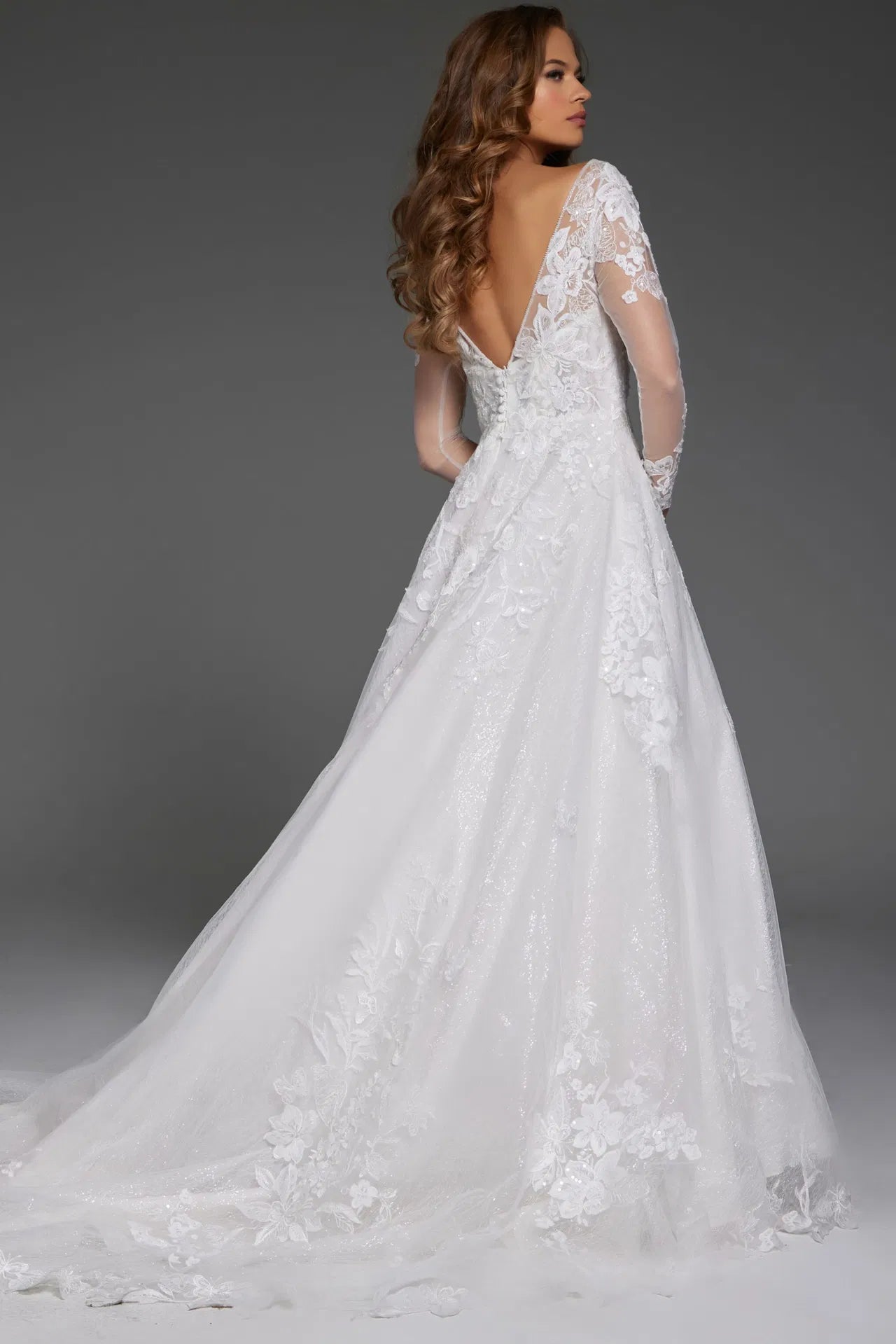 Lace A line Bridal Gown JB43317